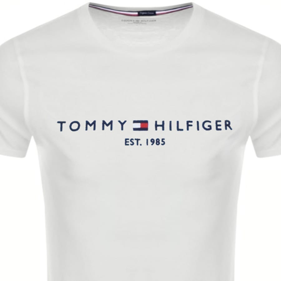 Alternative Image for ProductTommy Hilfiger Logo T Shirt White2